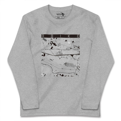 【我孫子（千葉県）】地図柄ロングスリーブTシャツ