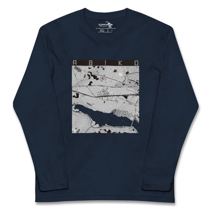 【我孫子（千葉県）】地図柄ロングスリーブTシャツ