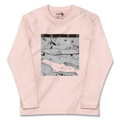 【我孫子（千葉県）】地図柄ロングスリーブTシャツ