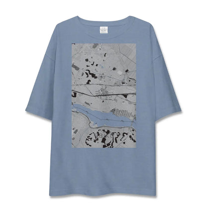 【我孫子（千葉県）】地図柄ビッグシルエットTシャツ