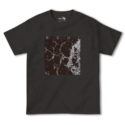 【阿智（長野県）】地図柄ヘビーウェイトTシャツ