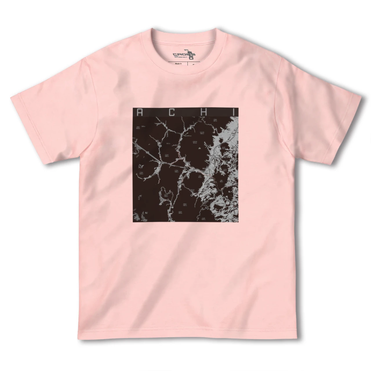 【阿智（長野県）】地図柄ヘビーウェイトTシャツ