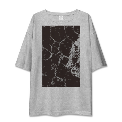 【阿智（長野県）】地図柄ビッグシルエットTシャツ