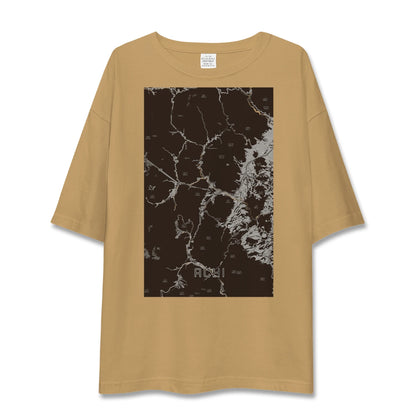 【阿智（長野県）】地図柄ビッグシルエットTシャツ