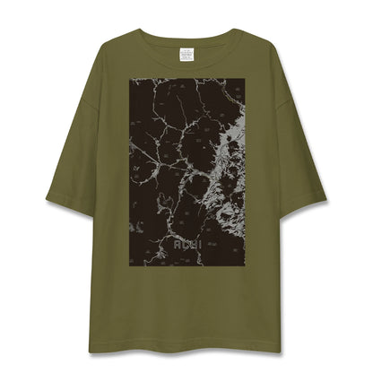 【阿智（長野県）】地図柄ビッグシルエットTシャツ