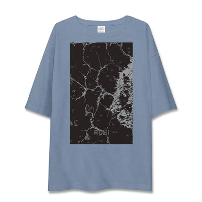 【阿智（長野県）】地図柄ビッグシルエットTシャツ