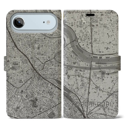 【足立小台（東京都）】地図柄iPhoneケース（手帳タイプ）