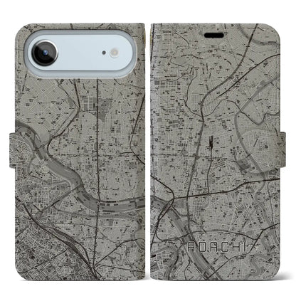 【足立（東京都）】地図柄iPhoneケース（手帳タイプ）