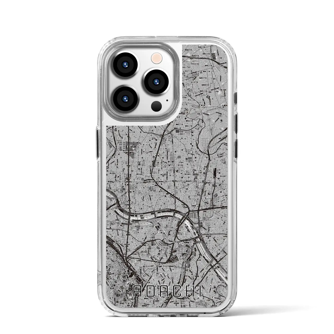 【足立（東京都）】地図柄iPhoneケース（MagSafeタイプ）