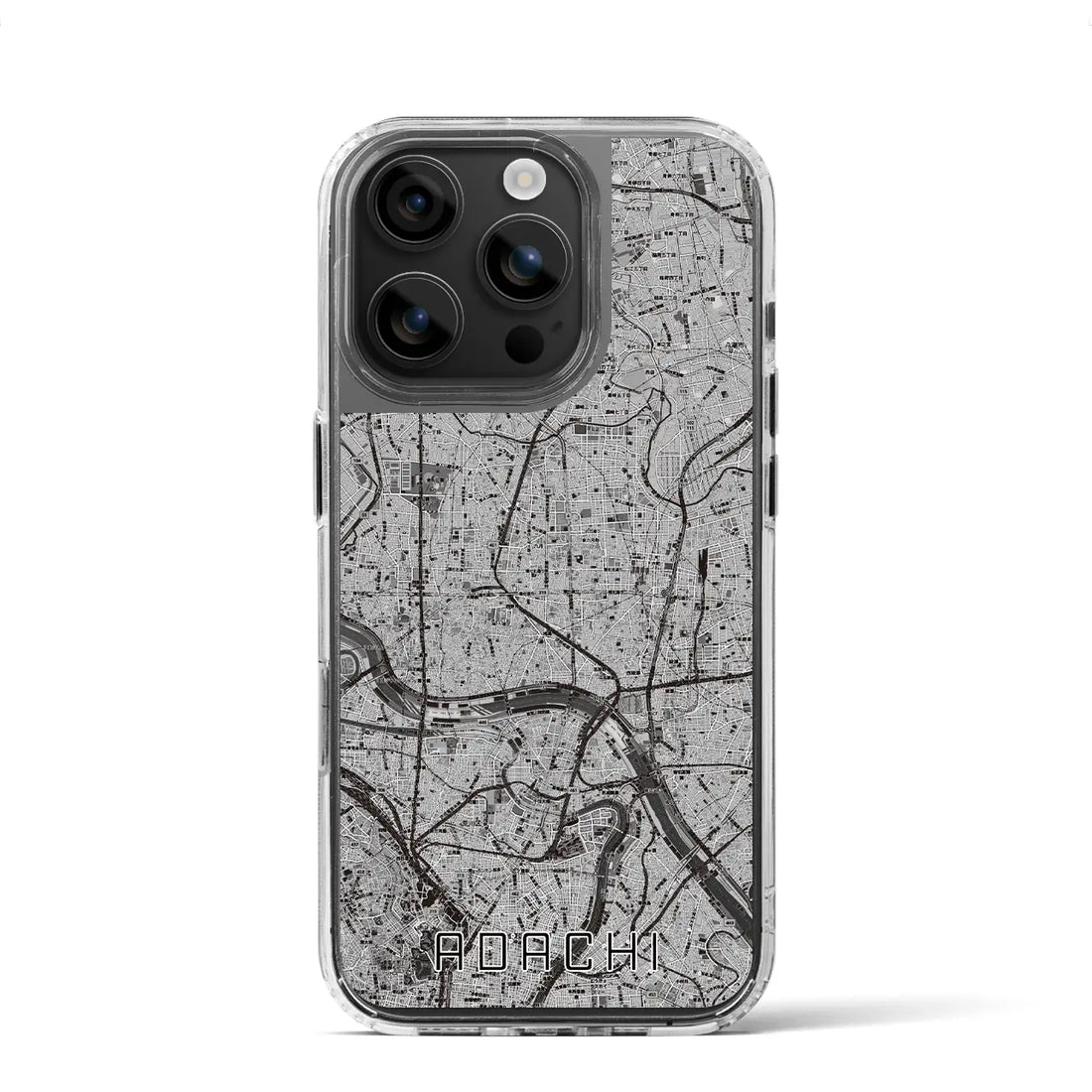 【足立（東京都）】地図柄iPhoneケース（MagSafeタイプ）