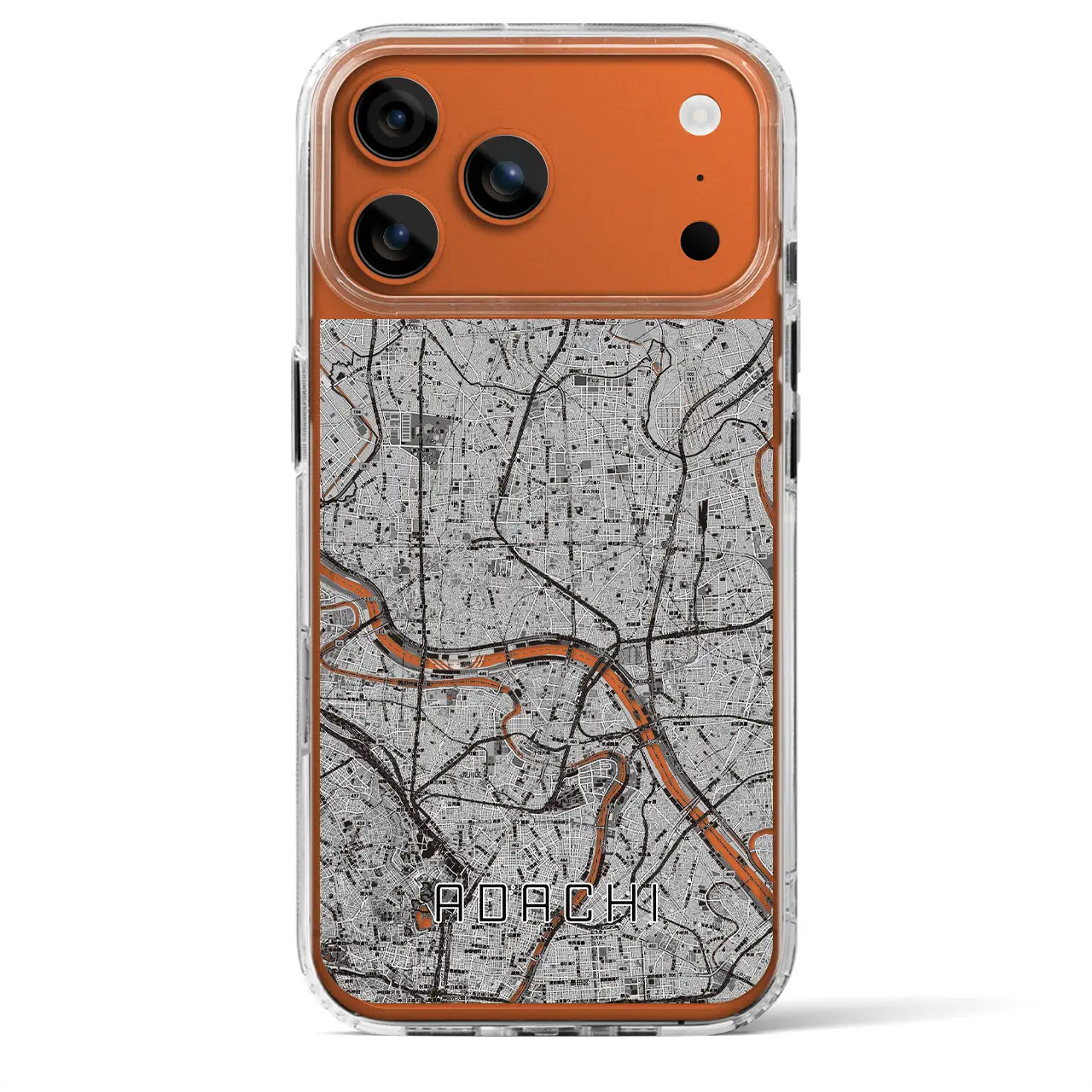 【足立（東京都）】地図柄iPhoneケース（MagSafeタイプ）