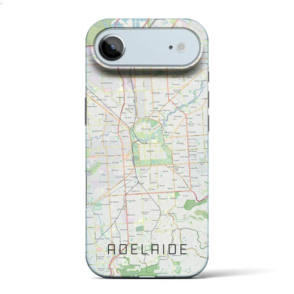 【アデレード（オーストラリア）】地図柄iPhoneケース（バックカバータイプ）