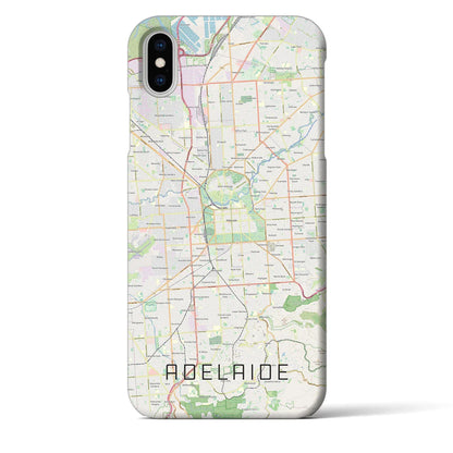 【アデレード（オーストラリア）】地図柄iPhoneケース（バックカバータイプ）