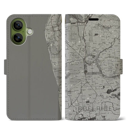 【アデレード（オーストラリア）】地図柄iPhoneケース（手帳タイプ）