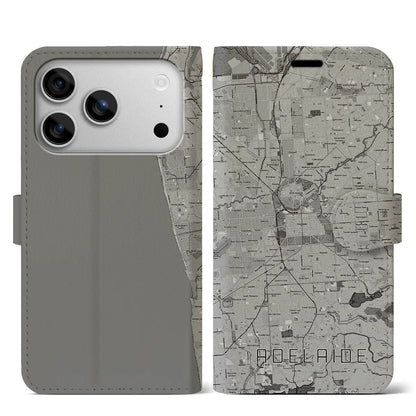 【アデレード（オーストラリア）】地図柄iPhoneケース（手帳タイプ）