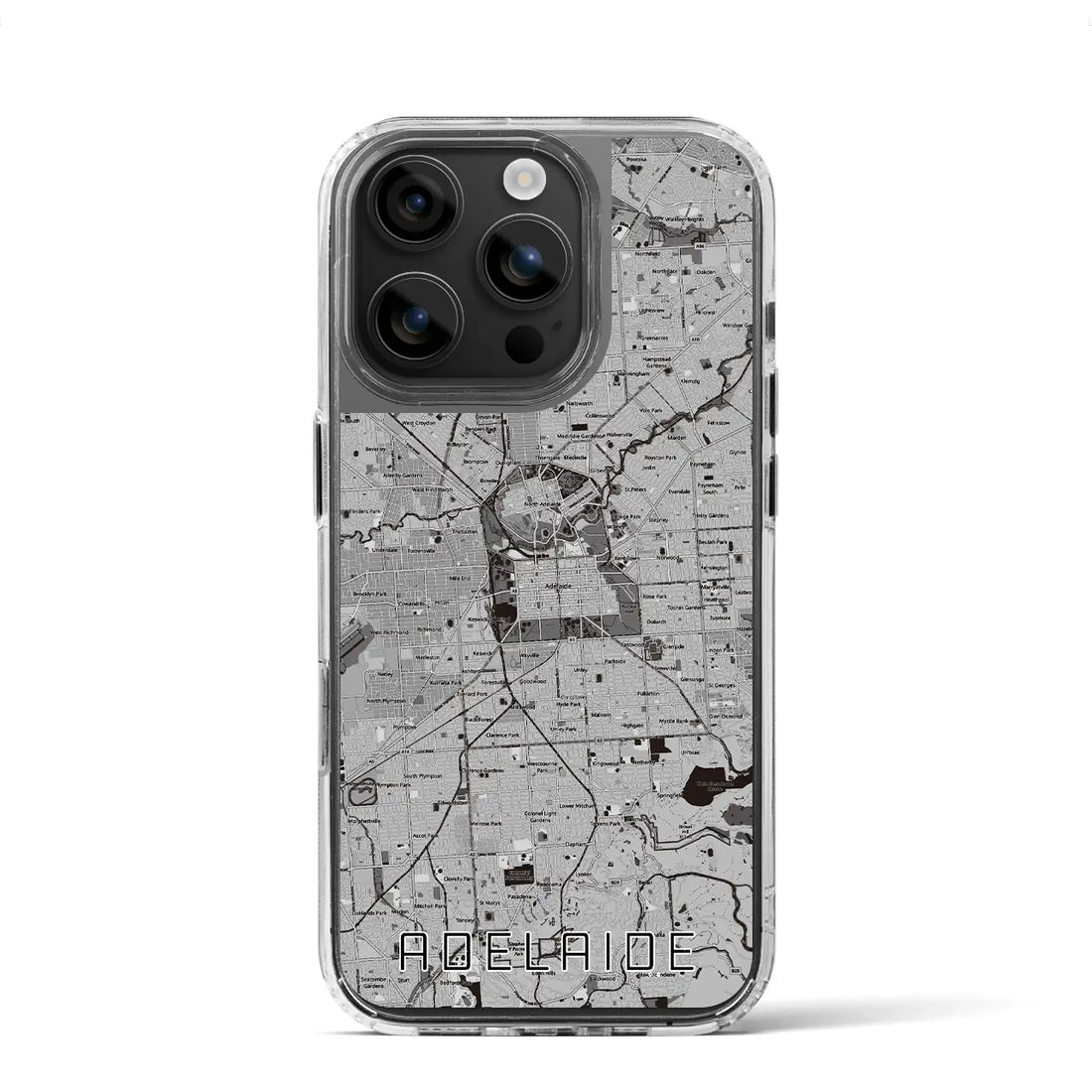 【アデレード（オーストラリア）】地図柄iPhoneケース（MagSafeタイプ）