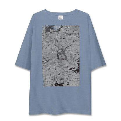 【アデレード（オーストラリア）】地図柄ビッグシルエットTシャツ