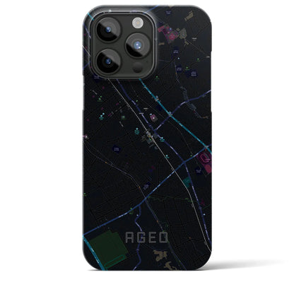 【上尾（埼玉県）】地図柄iPhoneケース（バックカバータイプ）