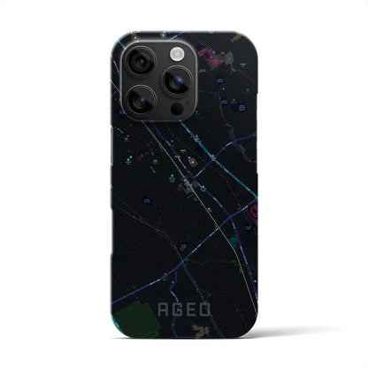 【上尾（埼玉県）】地図柄iPhoneケース（バックカバータイプ）