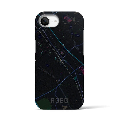 【上尾（埼玉県）】地図柄iPhoneケース（バックカバータイプ）