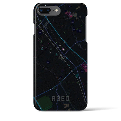 【上尾（埼玉県）】地図柄iPhoneケース（バックカバータイプ）