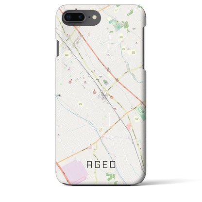 【上尾（埼玉県）】地図柄iPhoneケース（バックカバータイプ）