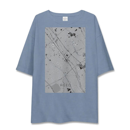【上尾（埼玉県）】地図柄ビッグシルエットTシャツ