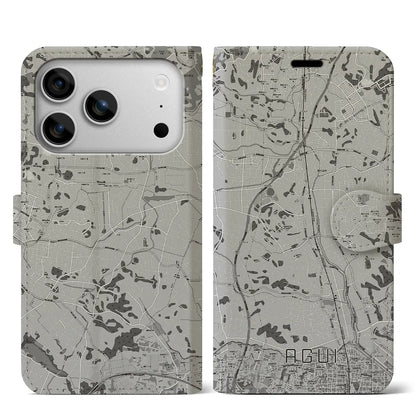 【阿久比（愛知県）】地図柄iPhoneケース（手帳タイプ）