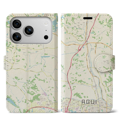 【阿久比（愛知県）】地図柄iPhoneケース（手帳タイプ）