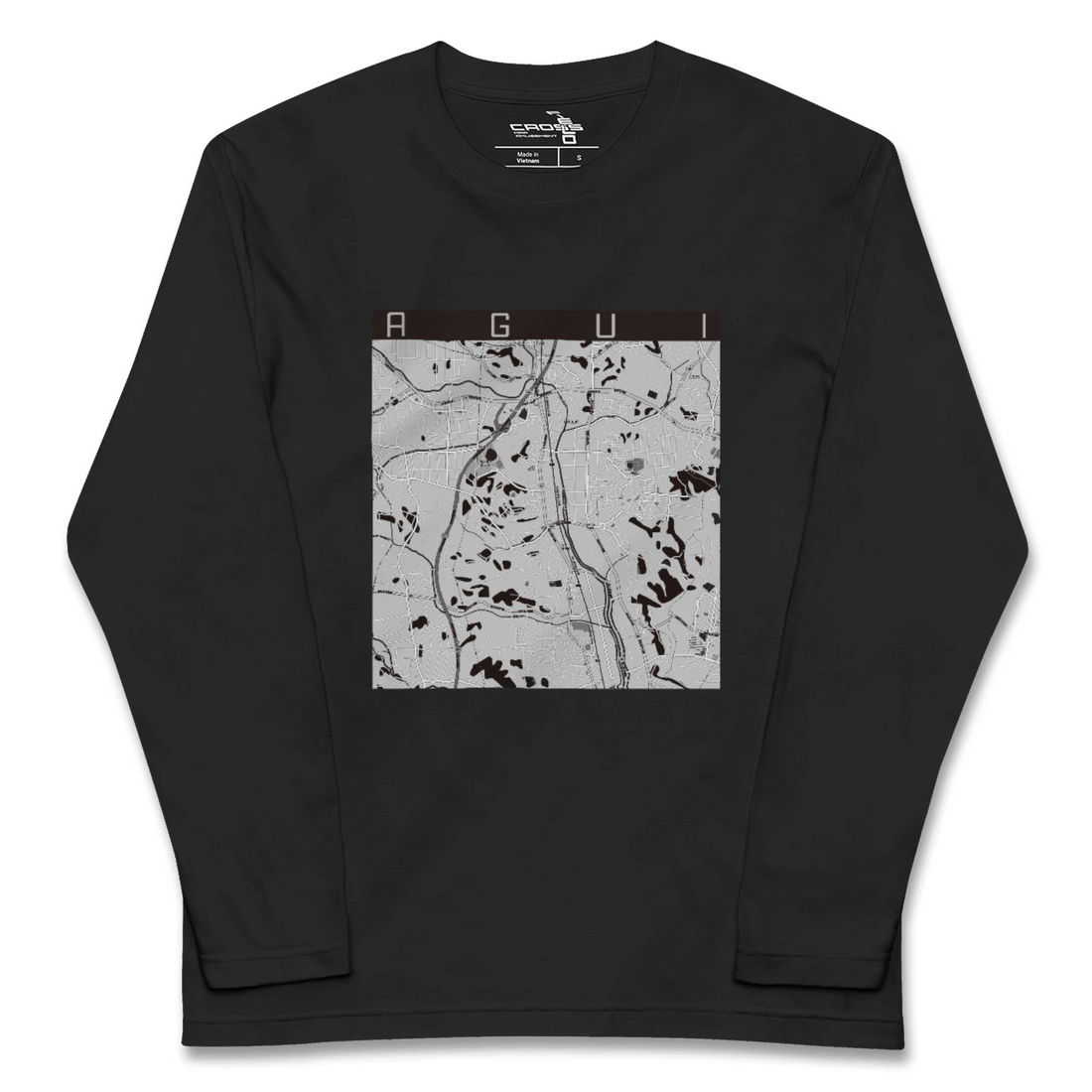 【阿久比（愛知県）】地図柄ロングスリーブTシャツ
