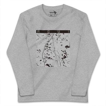 【阿久比（愛知県）】地図柄ロングスリーブTシャツ