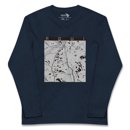 【阿久比（愛知県）】地図柄ロングスリーブTシャツ