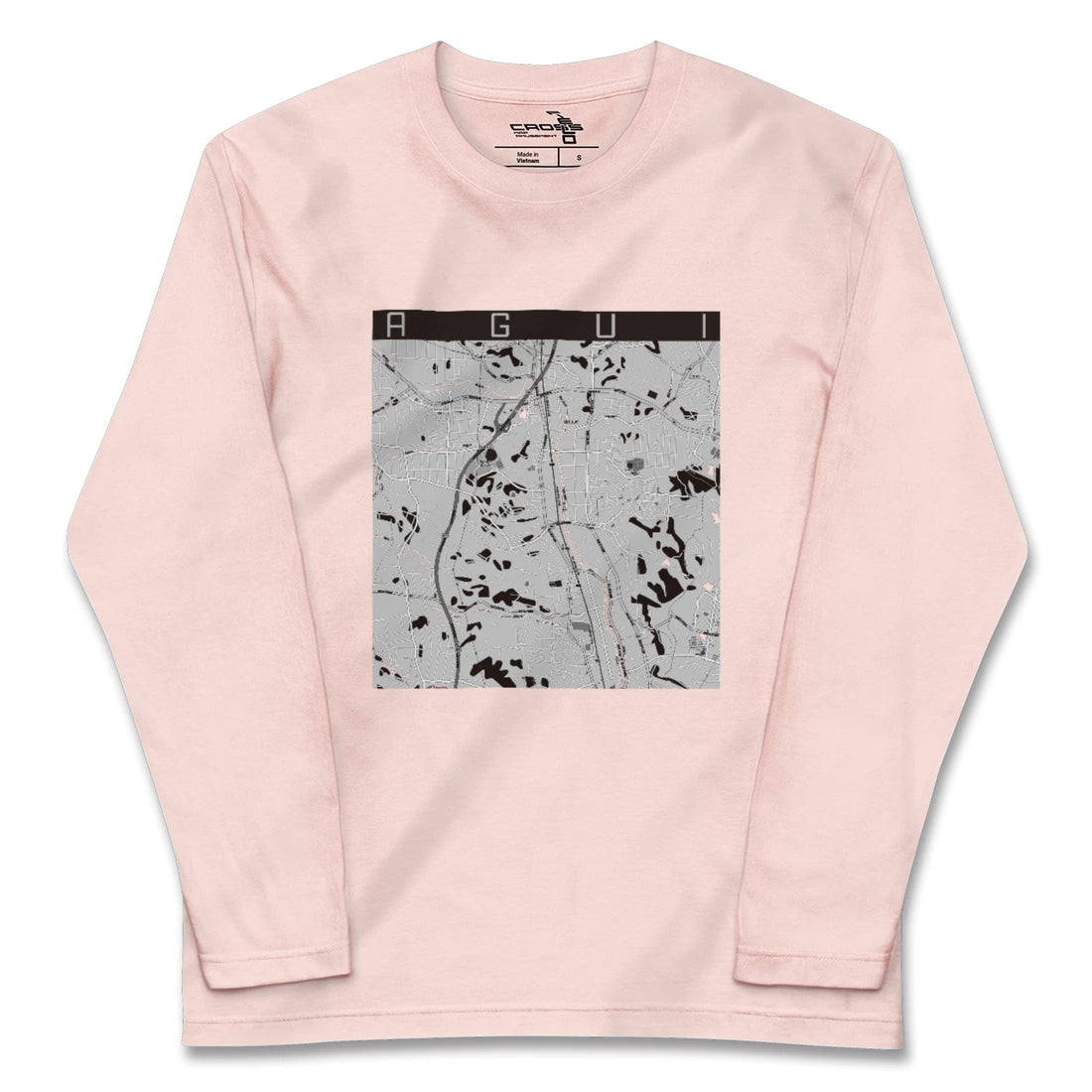 【阿久比(愛知県)】地図柄ロングスリーブTシャツ