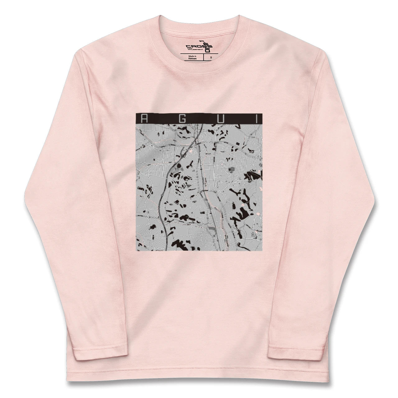 【阿久比（愛知県）】地図柄ロングスリーブTシャツ