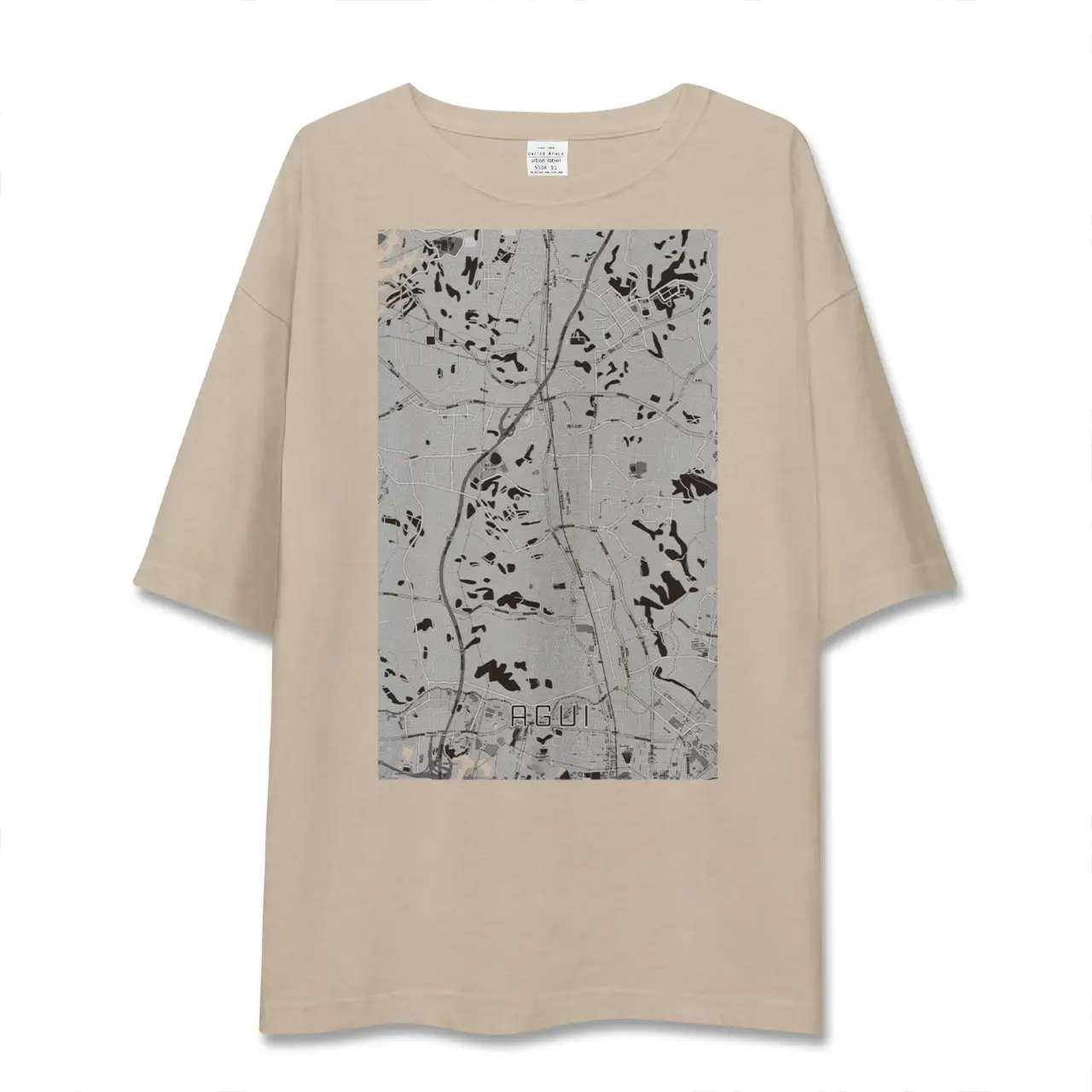 【阿久比（愛知県）】地図柄ビッグシルエットTシャツ