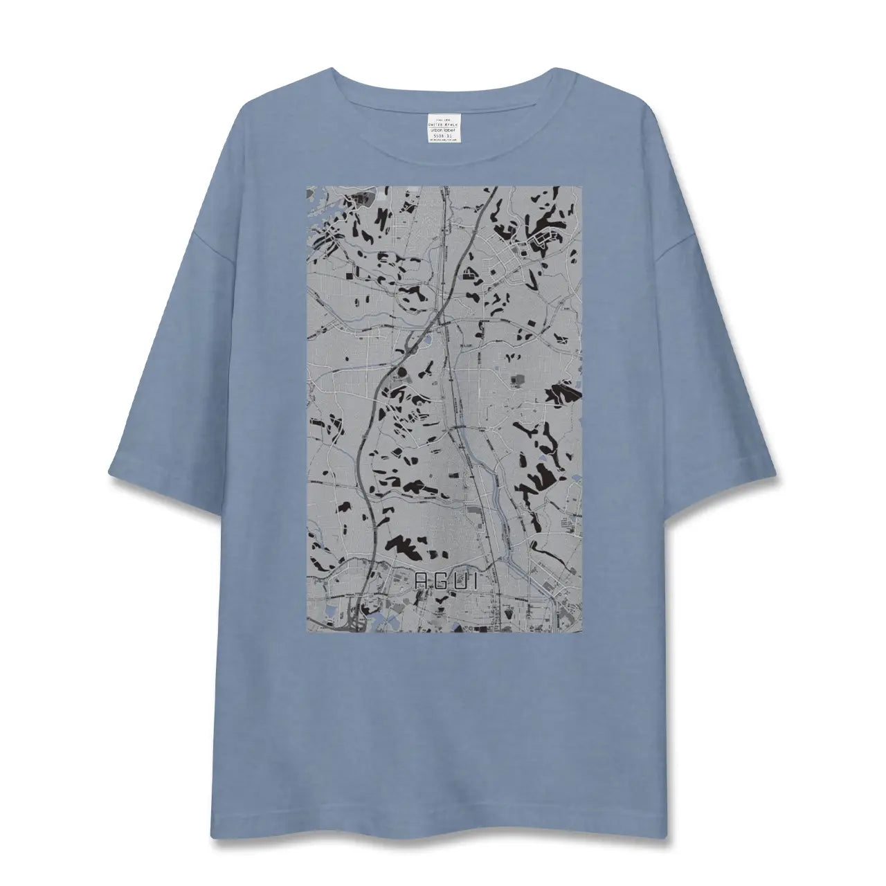 【阿久比（愛知県）】地図柄ビッグシルエットTシャツ