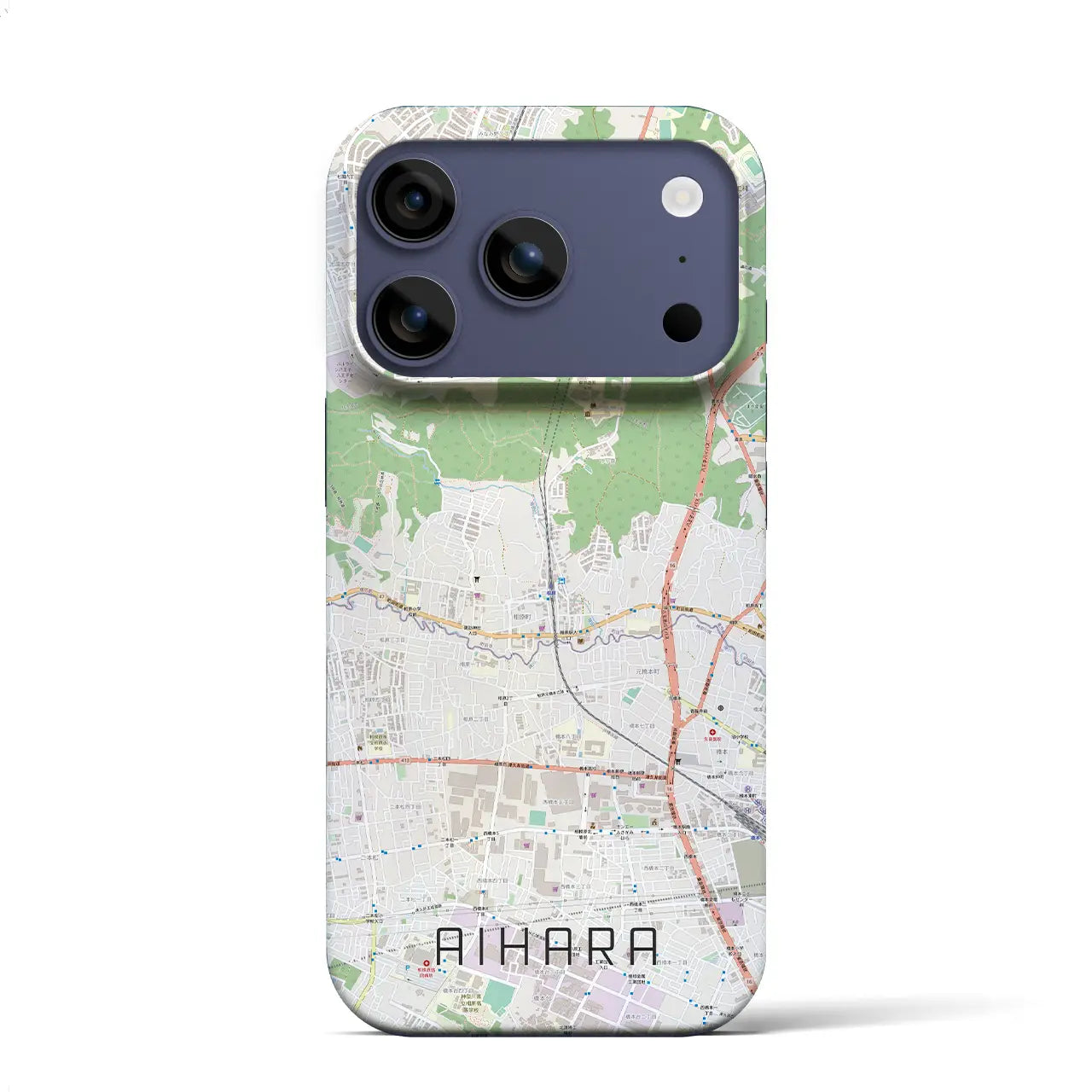 【相原（東京都）】地図柄iPhoneケース（バックカバータイプ）