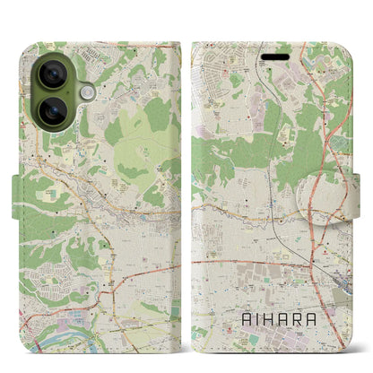 【相原（東京都）】地図柄iPhoneケース（手帳タイプ）