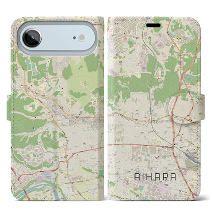 【相原（東京都）】地図柄iPhoneケース（手帳タイプ）