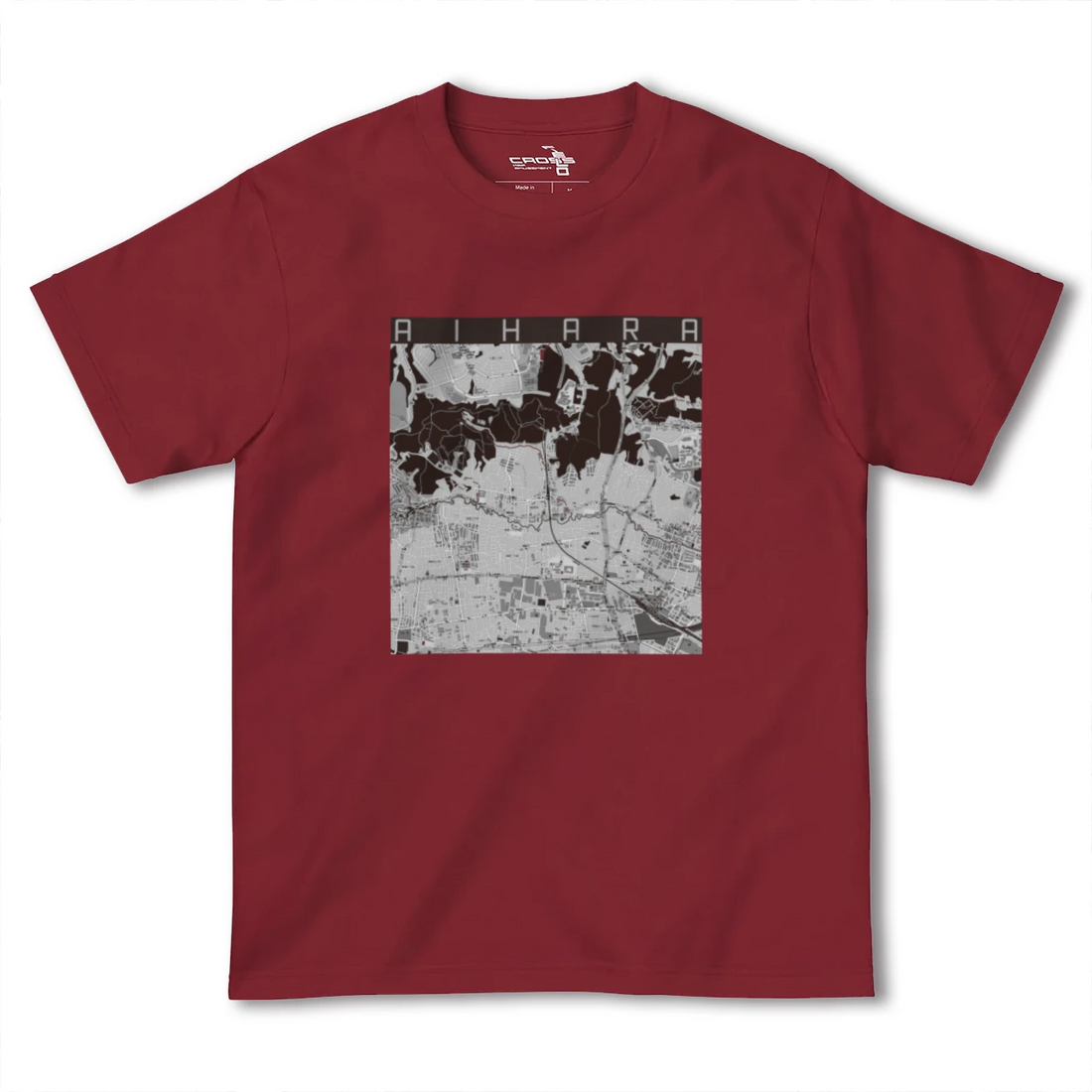 【相原(東京都)】地図柄ヘビーウェイトTシャツ