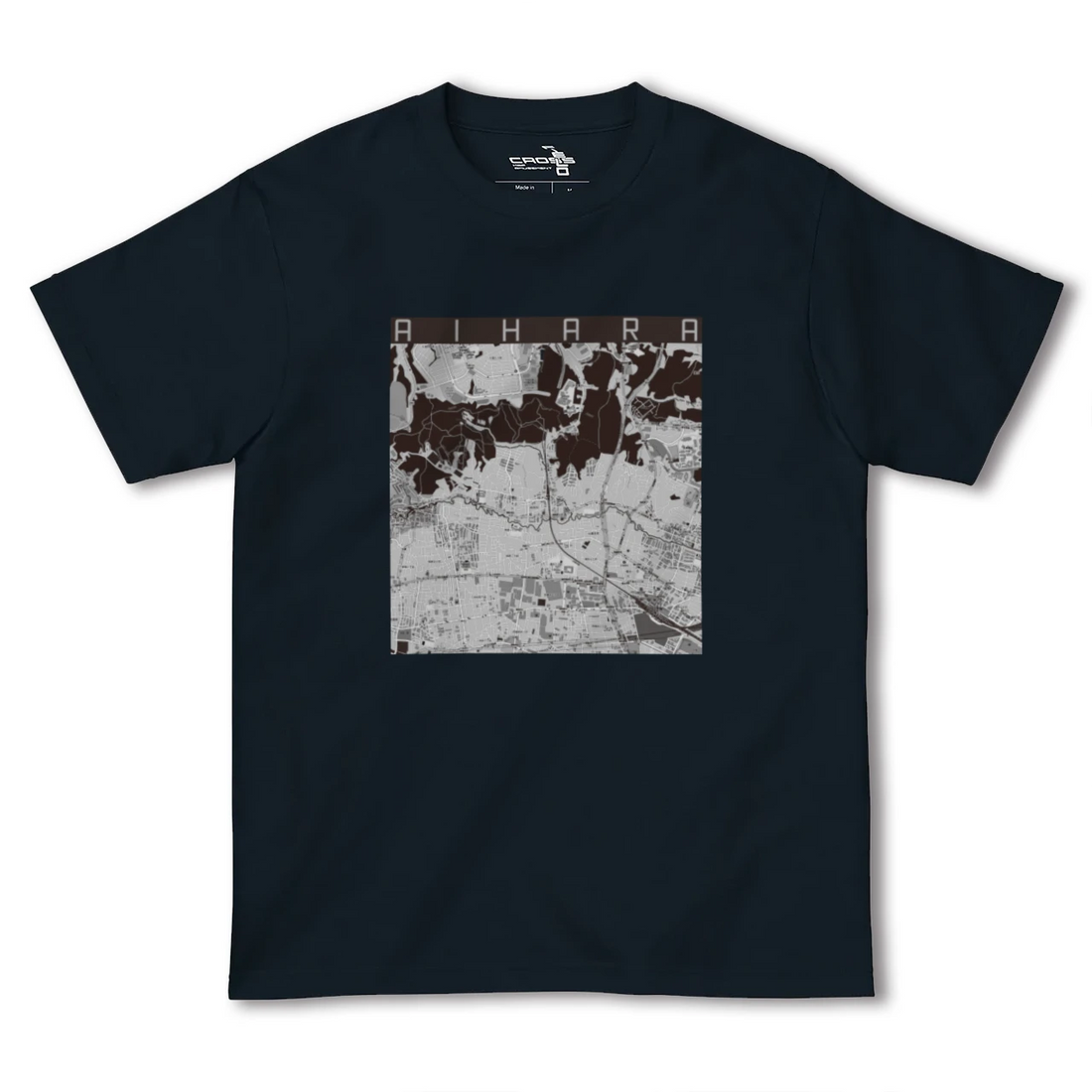 【相原(東京都)】地図柄ヘビーウェイトTシャツ