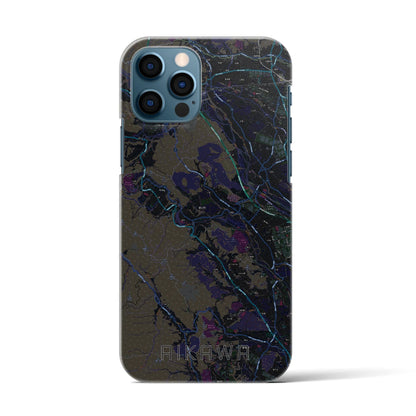 【愛川（神奈川県）】地図柄iPhoneケース（バックカバータイプ）