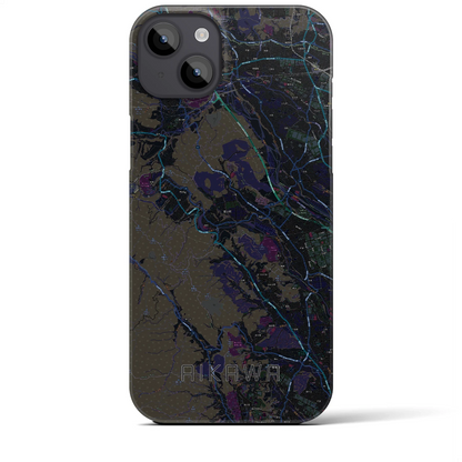 【愛川（神奈川県）】地図柄iPhoneケース（バックカバータイプ）