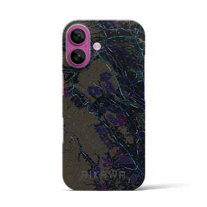 【愛川（神奈川県）】地図柄iPhoneケース（バックカバータイプ）