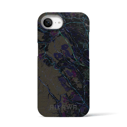 【愛川（神奈川県）】地図柄iPhoneケース（バックカバータイプ）