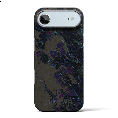 【愛川（神奈川県）】地図柄iPhoneケース（バックカバータイプ）