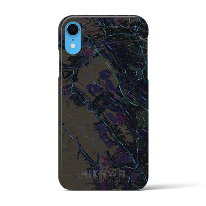 【愛川（神奈川県）】地図柄iPhoneケース（バックカバータイプ）