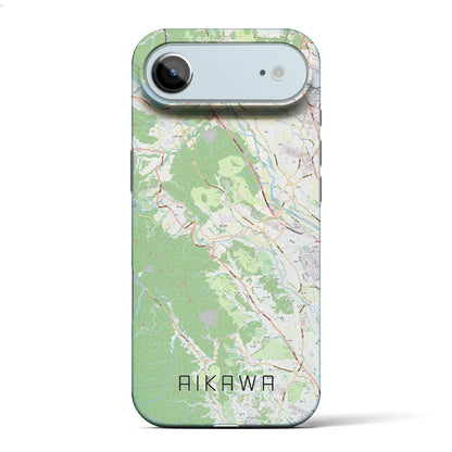 【愛川（神奈川県）】地図柄iPhoneケース（バックカバータイプ）