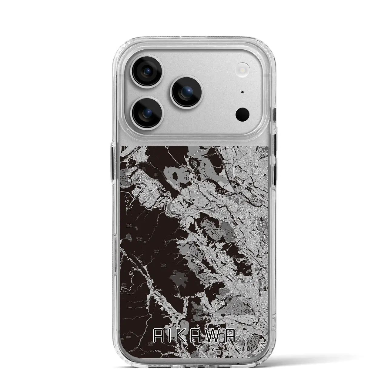 【愛川（神奈川県）】地図柄iPhoneケース（MagSafeタイプ）