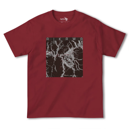 【合川（秋田県）】地図柄ヘビーウェイトTシャツ